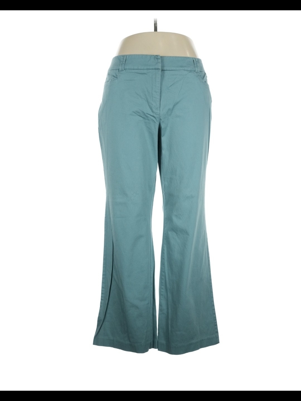 New York & Company Teal Boot Flare Pants